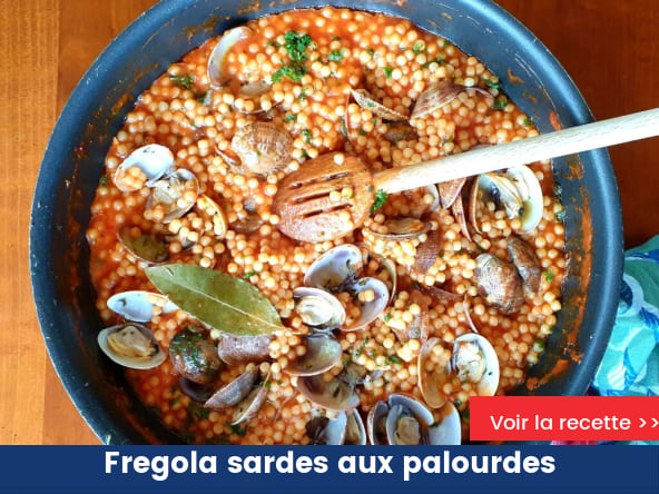 Fregola sardes aux palourdes